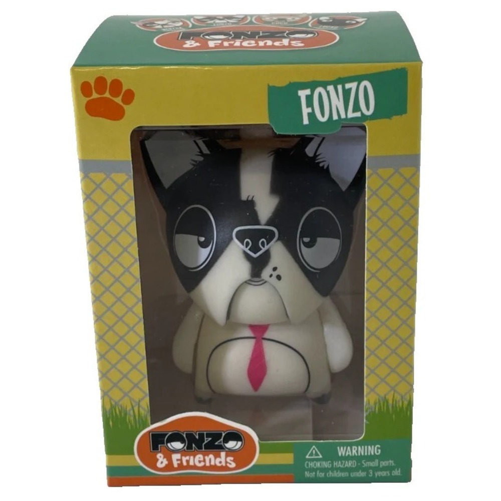 Fonzo French Bulldog Vinyl Figure Scott Tolleson Freak Store 3.5" 2015‎